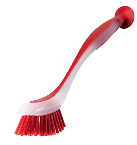 Preisvergleich Produktbild Ikea Geschirrspülbürste, Kunststoff, mit Saugnapf rot