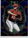 2023 Panini Select Blue Prizms #57 Jake Bennett Washington Nationals Concourse Baseball Card in Raw (NM or Better) Condition