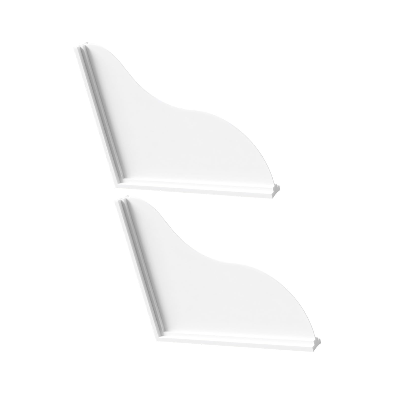 LUCKGONI Pair Of Flexible Silicone Shower Splash Guards Keep Bathroom Floor Dry And Clean Simple To Install