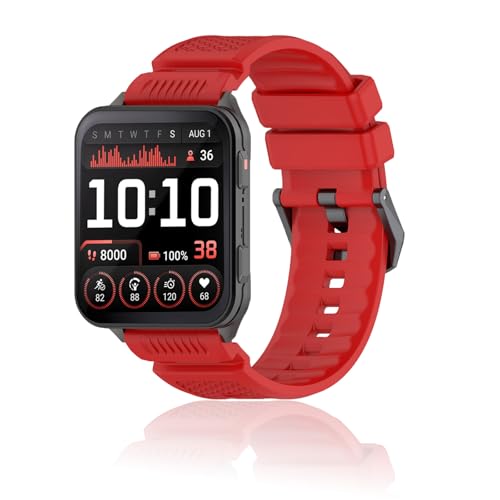 Correa de silicona para Garmin Venu X1, roja miniatura 1
