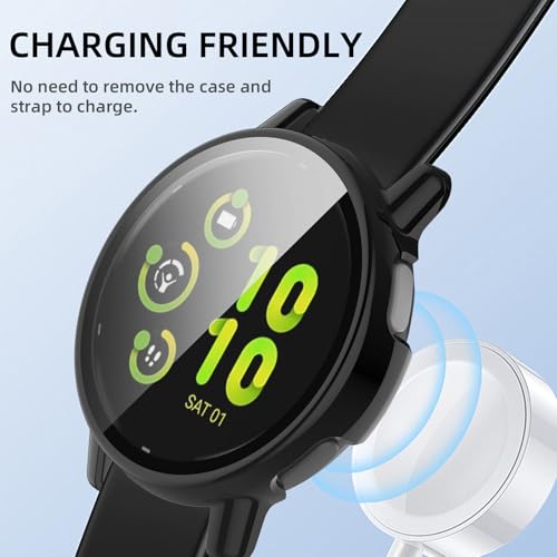 Image of For Garmin Vivoactive 5 Case, Lightweight, PC + Tempered Glass, Protective Cover for Garmin Vivoactive 5, 9H Hardness, Easy Installation, All-In-One Piece Protection, Anti-Scratch, Shockproof,