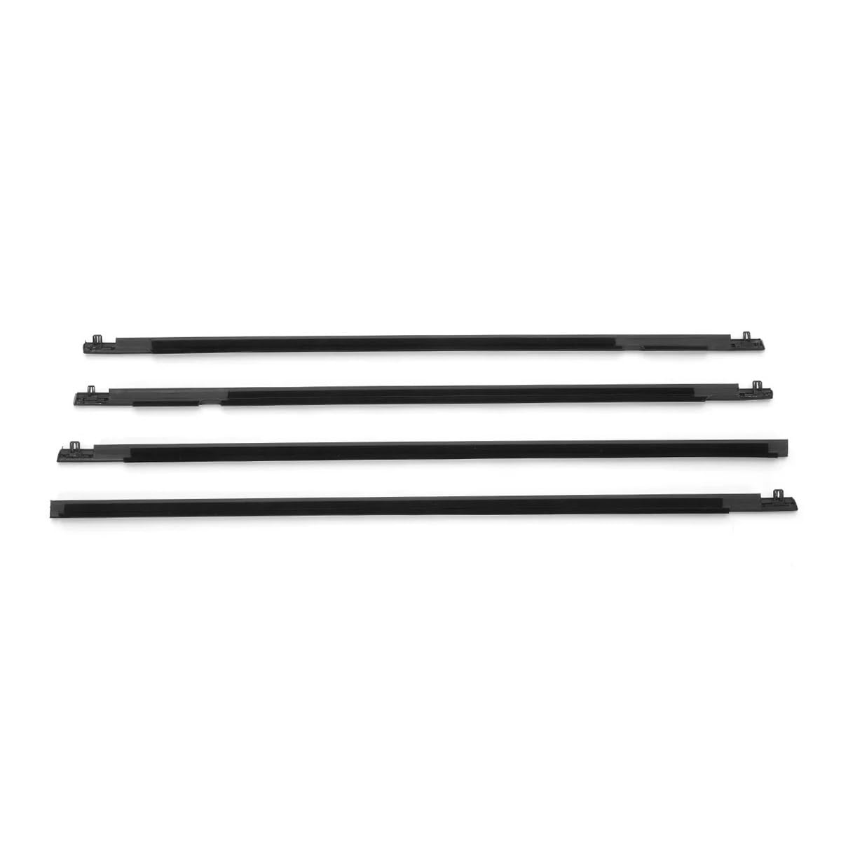 Mltlkppvng One Color Car Seal Strip 4Pcs/Set Car Door Window Seal Strips Rubber Trim For Mazda 3 2006-2012 Weatherstrip Waterproof Sealing Strip