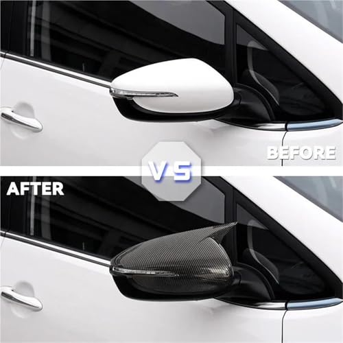 Coque de rétroviseur latéral KIA K3 Cerato Forte boîtier garniture voiture carbone - 3