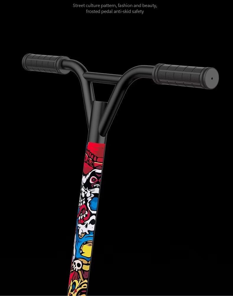 Trick Pro Scooter Quality Stunt Scooter for Kids 8 Years and Up Adults Complete Kick Scooter for Intermediate,Beginner,Advanced and Professional Rider Teens Cool Scooter Freestyle Tricks Black