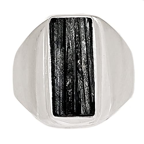 Natural Black Tourmaline 925 Solid...
