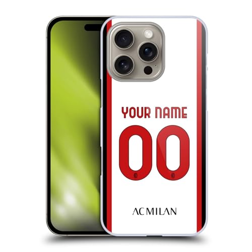 Coque officielle AC Milan iPhone 16 Pro - Protection rigide haut de gamme