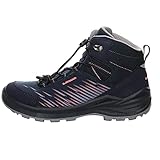 EU 32/EU 33/EU 34 Lowa Zirrox GTX Mid Junior 23-35 Schwarz, Gore-Tex Wanderschuh, Größe EU 32 - Farbe Schwarz - Limone