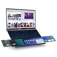 ASUS ZenBook 15 Ultra-Slim Laptop 15.6” FHD NanoEdge Bezel, Intel Core i7-8565U, 16GB RAM, 1TB PCIe SSD, GeForce GTX 1650, Innovative ScreenPad 2.0, Windows 10 Pro, UX534FT-DB77, Royal Blue