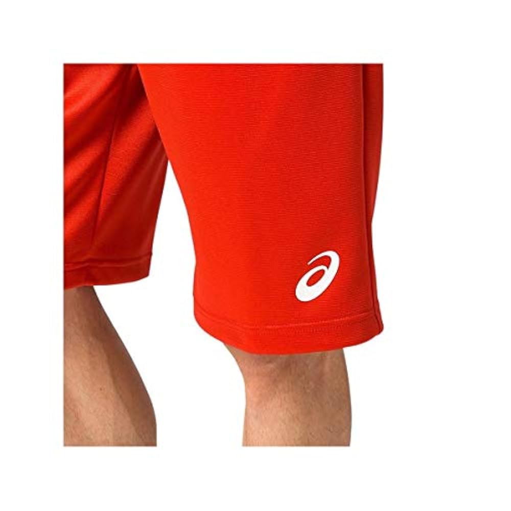 ASICS 赤 トレーニングジャケット ➕ハーフパンツ　2点セット160 ASICS 赤 トレーニングジャケット ➕ハーフパンツ 2点セット160