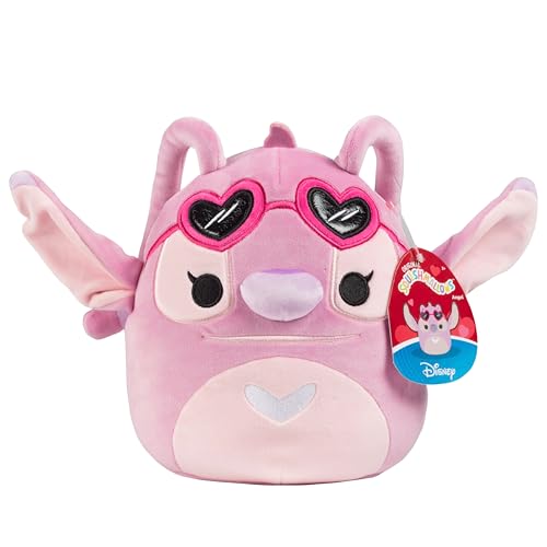 Squishmallows Stitch Ange peluche Disney officielle de 20 cm pour enfant