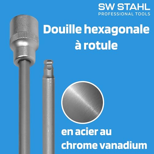 SW Stahl 03017L Douille pour Vis de Carter d'Huile VAG - 5 mm, 3/8 Pouce – vue 4