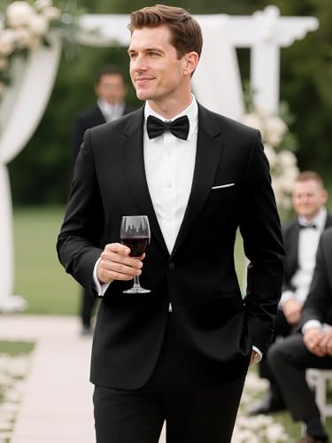 MAGE MALE Men's Suit Jacket One Button Elegant Solid Slim Fit Single Breasted Party Blazer Jacket2