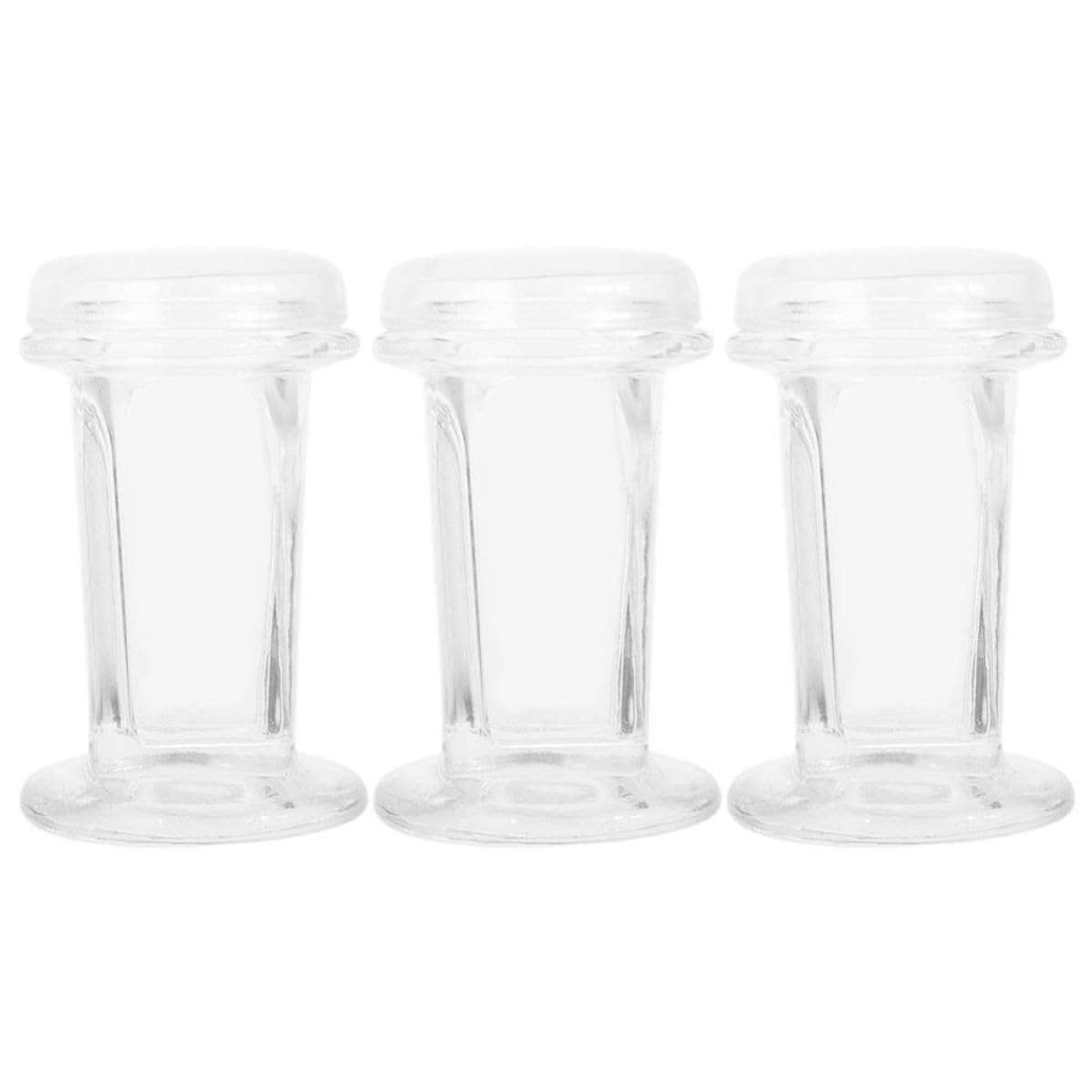 PATKAW Frasco de Tinción para Histología de Vidrio Tapa, Capacidad 60 Ml, Paquete de 3 Unidades, para Laboratorios Clínicos y Almacenamiento Seguro de 5 Portaobjetos