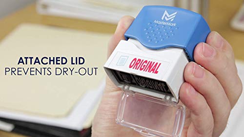 MasterMark Premium 2-Color Pre-Inked Office Stamp (Original) - Thumbnail 4