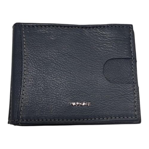 Navigare Portafoglio Uomo Con Ferretto In Pelle Porta Carte Credito Banconote