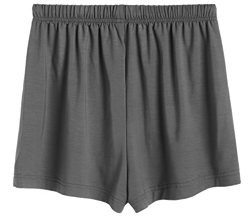Latuza Women's Boxer Shorts Pajama Bottoms S Gray #TOP1