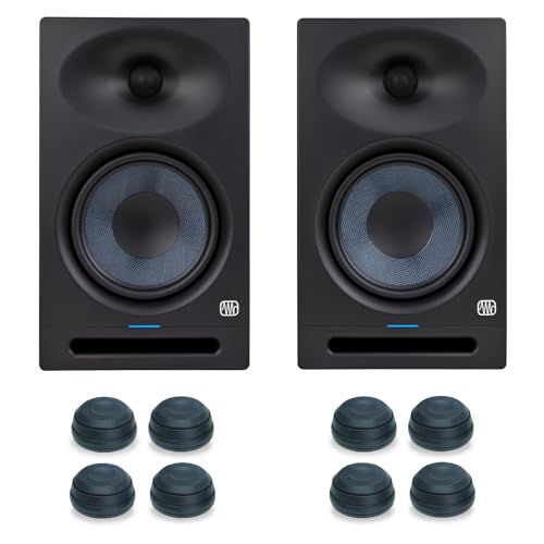 PreSonus Eris Studio - 8 scatole per monitor attive, 8, 1 coppia + 2 piedini per boxe