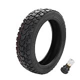 HUIOP Pneumatico tubeless da 8,5 pollici 50/75-6,1 (8 1/2x2) Pneumatico per vuoto fuoristrada Scooter elettrico Pneumatico antiscivolo antideflagrante con ugello,Pneumatico senza camera d39