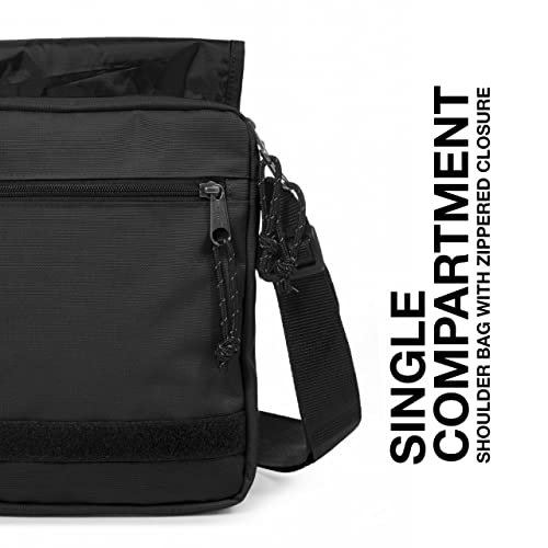 EASTPAK Flex Borsa Messenger, Taglia Unica, Nero