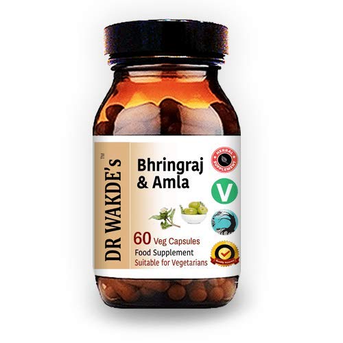DR WAKDE'S® Bhringraj y Amla Cápsulas I 100% Natural I 60 cápsulas I Productos ayurvédicos I Sin aditivos I I Descuentos I