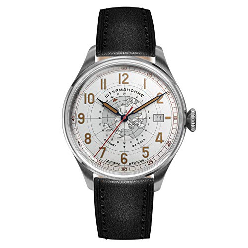Sturmanskie Heritage Arctic 2432/6821354 - Reloj de pulsera para hombre (mecanismo mecánico, automático, 24 horas)