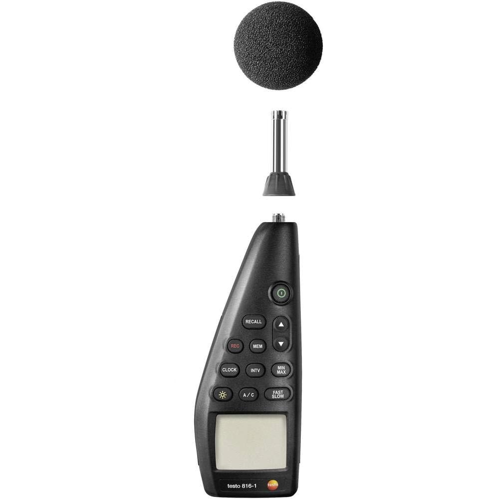 Testo 816-1 - Digital - A-Gewichtung - C-Gewichtung - Schnell - Langsam - 30-130 Db - 1,4 Db - 0,1 Db (0563 8170)