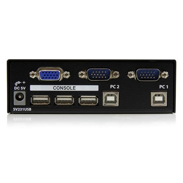 Switch KVM USB VGA 2 ports StarTech.com avec câbles inclus SV231USBGB - 3
