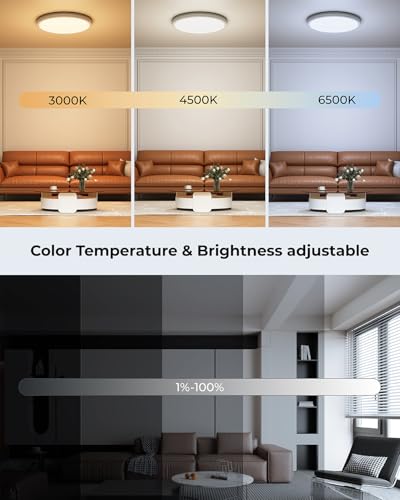 Matane LS-CL-G4-24W-DIM-APPICRGB Smart Led Ceiling Light Wifi, Rgb Ceiling Light Fixture thumb #4