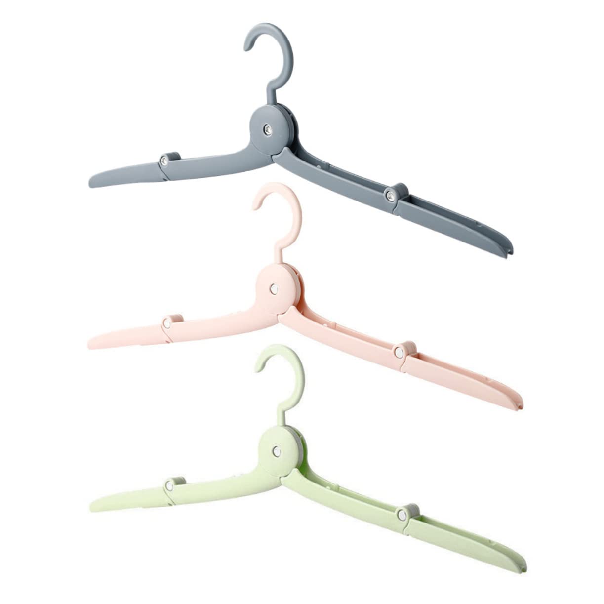 MAGICLULU 3sets Appendini Pieghevoli Per Grucce Multi-funzionali e Compatte Per Abbigliamento Accessori e Utensili Design Portatile e