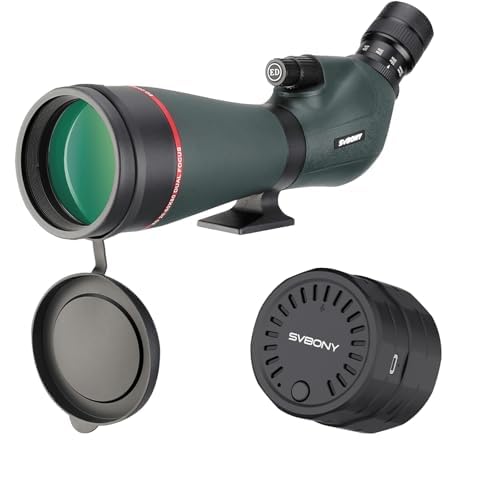 Longue-vue 20-60x80 mm pour observation des oiseaux en direct sur smartphone