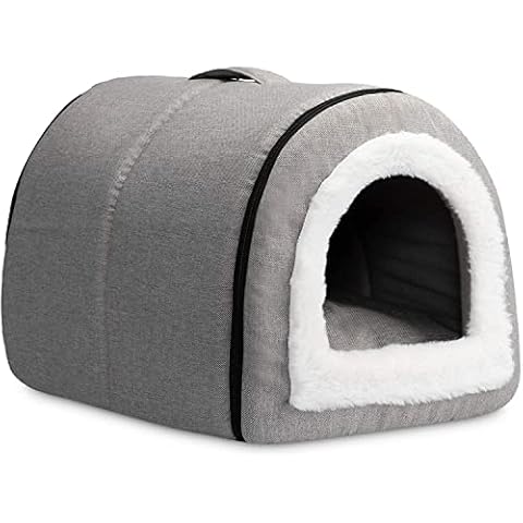 Hollypet 2-in-1 Foldable Pet Bed for Cats and Small Dogs Cover