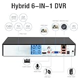 4 Channel CCTV Camera Systems with 500GB HDD, 8 Ch 5MP H.265+ Surveillance DVR Recorder for Analog XVI AHD TVI CVBS CVI IP Cameras, DVR for Security Home Surveillance System, Mobile APP PC Remote - Image 2
