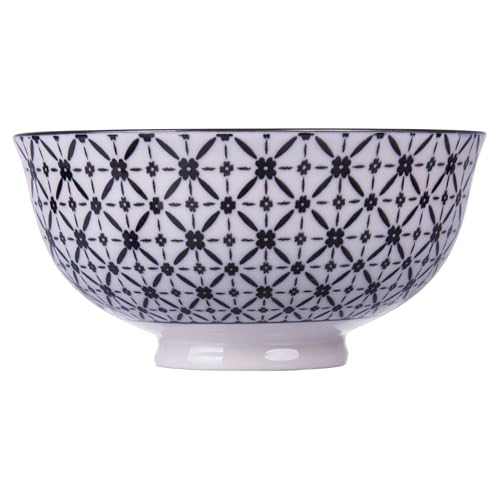 Ciotola in gres 280 ml, doppio decoro, Confusion - immagine 3