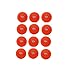 CW Wind Synthetic Cricket Balls Poly Tuff Practice Cricket Ball Pack of 12
