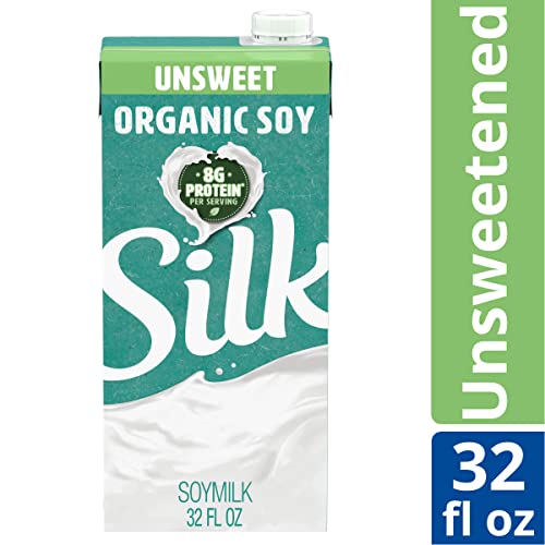 Image of Silk Organic Unsweetened Soy Milk • Dairy Alternative • Plant Based Beverage, 32 fl oz / 946 ml