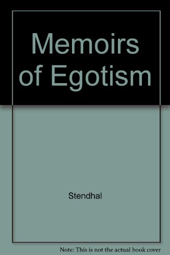 Memoirs of Egotism B000WDRD14 Book Cover
