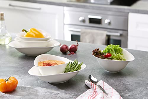 Miniatura 2 de Villeroy Boch Vapiano Set De Cuencos 6 Piezas Blanco, Apto Para Lavavajillas, Apto Para Microondas, Juego Cuencos, Cuencos Ceramica, Vajilla, Premium Porcelain