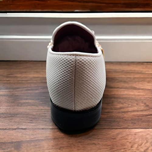 Jazame Men's Sparkle Smoking Moccasin Slip On Round Toe Formal Loafers Dress Shoes - Dress Shoes for Men, Loafers Men, Dress Shoes4