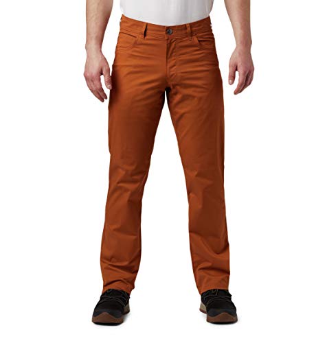 Columbia mens Rapid Rivers Pant, Sun Protection Hiking Pants, Caramel, 34W x 34L US