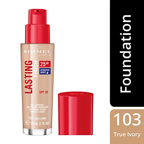 Rimmel London Lasting Finish Foundation True Ivory - Beige - Image 4