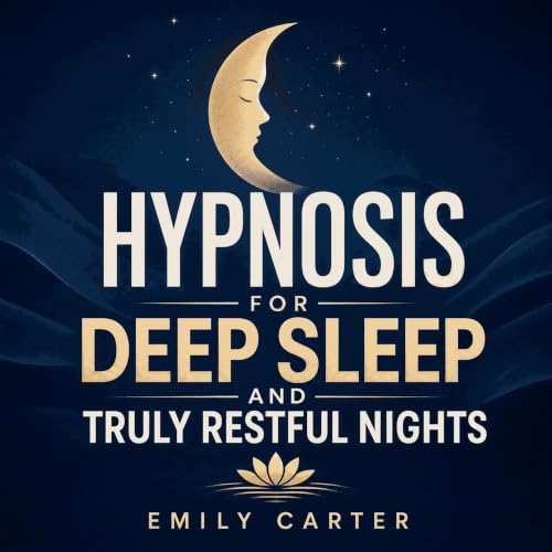 『Hypnosis for Deep Sleep and Truly Restful Nights』のカバーアート