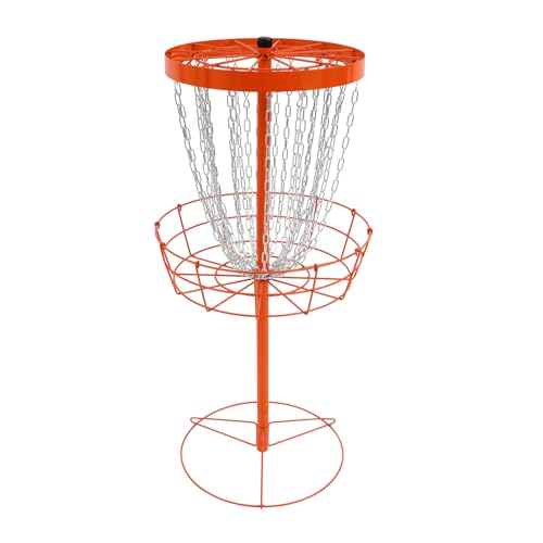 Panier de golf portable de 132 cm avec 24 chaînes robustes