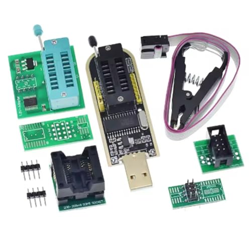 Albapilix CH341B 24 25 �V���[�Y EEPROM �t���b�V�� BIOS USB �v���O���} ���W���[�� SOIC8 SOP8 EEPROM �p�e�X�g �N���b�v