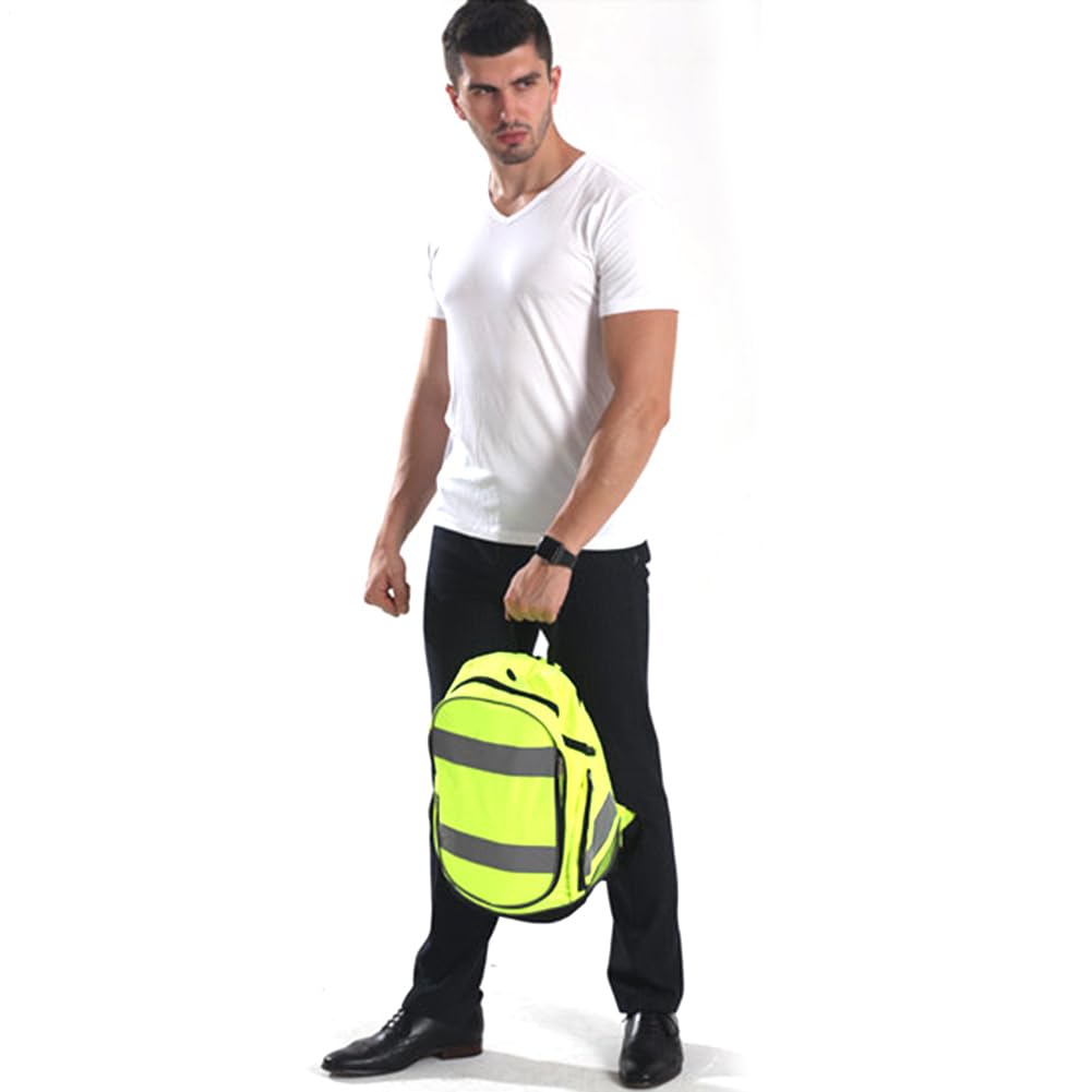 Zaino Riflettente – Zaino Outdoor ad Alta Visibilità per Ciclismo e Escursionismo Notturno | Borsa Riflettente di Sicurezza con Costruzione Leggera, Ideale per Scuola, Viaggi e Attività Sportive Seral