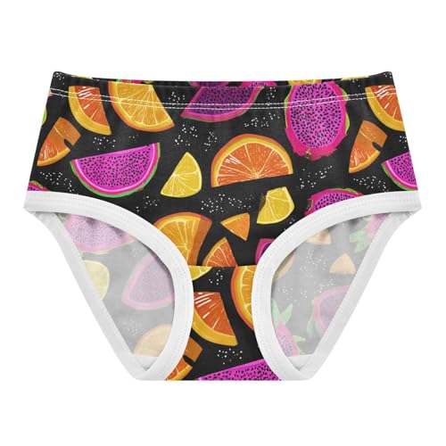 Wusikd Colorful Dragon Fruits Girls' Underwear Cotton Girls Briefs Soft Toddler Underwear 2T