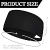 Sintege Unisex Chef Hats for Men Women Adult Adjustable Chef Beanie Caps with Breathable Mesh Top for Kitchen Cooking(Black,3 Pieces) #1