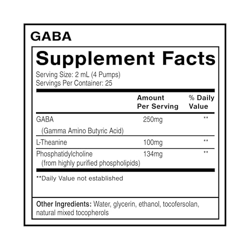 Quicksilver Scientific Liposomal GABA + L Theanine - Calm, Stress Response & Brain Support - Bioavailable GABA Supplement with L Theanine 100mg (1.7oz/50ml) - Image 3