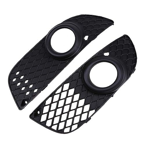 Rejillas de luz antiniebla para parachoques de Mitsubishi Lancer, molduras laterales negras