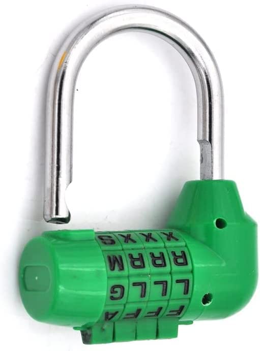 Candados de combinación de dígitos Cerradura de puerta Combinación de letras de 4 dígitos Candado de código de seguridad de viaje Candado de contraseña de diario Candado de seguridad de equipaje (Colo