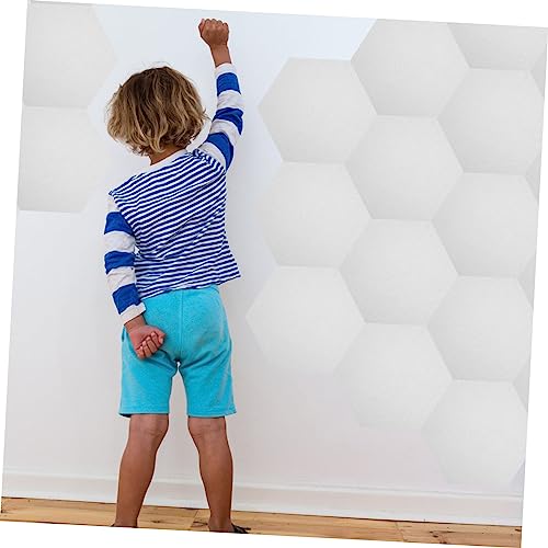 Paneles acústicos absorbentes de sonido Holibanna 6pcs de fibra de poliéster autoadhesivos de reducción de ruido para casa, oficina, estudio y aula miniatura 2